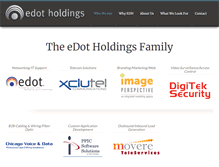 Tablet Screenshot of edotholdings.com